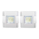 150W LED Canopy Lights for Gas Station, Ultra Bright 19500lm, 5700K Outdoor Ceiling Light, Recessed Surface Mount, IP65 Waterproof, UL/DLC Listed, 100-277V Commercial Garage Lighting