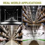 4FT LED Linear Strip Light - Wattage Adjustable 30W/40W/50W, Color Tunable 3500K/4000K/5000K, Dimmable, Commercial Lighting, Ceiling Light Fixture