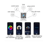 4 Inch LED Gimbal Recessed Lighting, Slim Smart Wi-Fi RGBW (2700K-6500K), 9W Dimmable with Junction Box, Alexa & Google Compatible, ETL Listed - 4 Pack