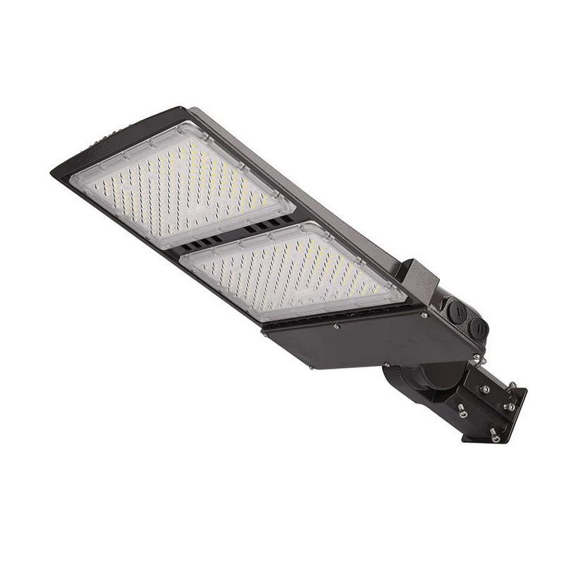 300W/240W/200W Power Selectable, LED Parking Lot Lights With Slip Fitter, 45000LM 5700K Led Shoebox In Outdoor, Waterproof Pole Mount Lights For Street Yard Stadium,100-277V IP65, ETL