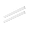 8FT Suspended Linear LED Light Fixture - 9600 Lumens, 80W, CCT Selectable, 120-277V, Dimmable, White Body