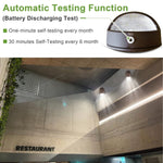 LED Emergency Lights with Battery Backup, 12W with Photocell, Self-Test Diagnostics, Outdoor Wallpack LED, 100-277VAC, UL-924, IP65 Wet Location, Dark Bronze, UL Listed