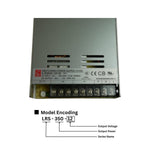 Switchable Power Supply - LED LRS-350-12 12V 29A 350W for LED Light Strips, 3D Printers, CCTV & More - Efficient LED Light Power Supply