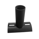 Tenon Adapter for 2-3/8″ Slip Fitter Shoebox LED Street Light, Side Tenon for Round Pole 2-3/8″ Outer Diameter, Single Spoke Mount Light Pole Brackets, Bronze Steel