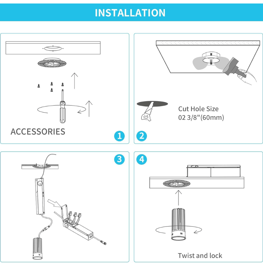 7W 1-Inch Round LED Trimless Downlight | PatelLED – Patel LED
