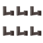 Wall Mount Bracket, 90 Degree L Shape Bracket for Slip Fit Lights (2 3/8-inch), Adjustable Angle Right Angle Tenon Adapter for Wall Installation